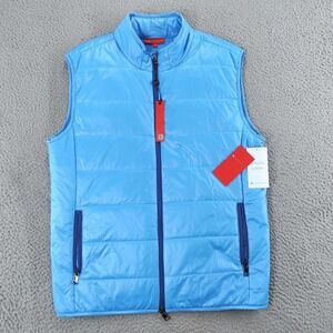 Redvanly Bolton Vest Mens Large Malibu Blue Quilted Insulated R2395-Bolton